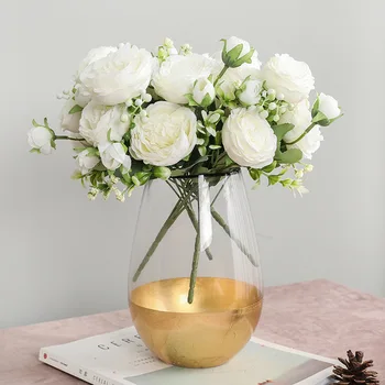 Bride Hand Held Artificial Rose Bouquet Wedding Road Lead Artificial Artificial Flower 5 Head Persian Rose
Bride Hand Held Artificial Rose Bouquet Wedding Road Lead Artificial Artificial Flower 5 Head Persian Rose