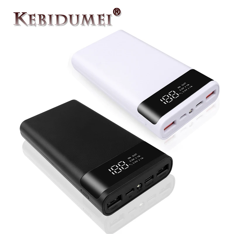 Kebidu Portable 5V 6x18650 Power Bank Battery Box Shell Case DIY Type-C Micro USB Fast Charging Mobile Phone Charger Box Case
Kebidu Portable 5V 6x18650 Power Bank Battery Box Shell Case DIY Type-C Micro USB Fast Charging Mobile Phone Charger Box Case