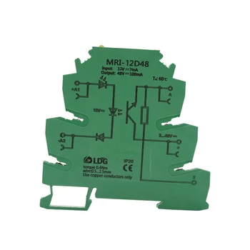 MRI-12D48 10pcs Mini Photoelectrical Coupling-interface DC Relay Module Optocoupler Isolating PLC DIN Rail Relay 3.3V 5V 24V DC
MRI-12D48 10pcs Mini Photoelectrical Coupling-interface DC Relay Module Optocoupler Isolating PLC DIN Rail Relay 3.3V 5V 24V DC