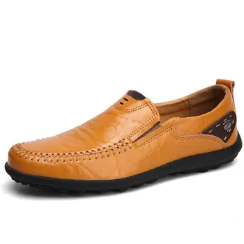 Large size leather shoes men's casual one pedal lazy peas shoes new leather soft bottom leather shoes men dress shoes leather
Large size leather shoes men's casual one pedal lazy peas shoes new leather soft bottom leather shoes men dress shoes leather