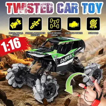 1:16 RC Stunt Car Gesture Induction Twisting Off-Road Vehicle Light Music Drift Dancing Side Driving Toy Gift for Kids Childrens
1:16 RC Stunt Car Gesture Induction Twisting Off-Road Vehicle Light Music Drift Dancing Side Driving Toy Gift for Kids Childrens