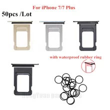 50pcs Good Quality Metal Micro SIM Card Tray Holder Slot Replacement for iPhone 7 7 Plus With Waterproof Rubber Ring
50pcs Good Quality Metal Micro SIM Card Tray Holder Slot Replacement for iPhone 7 7 Plus With Waterproof Rubber Ring