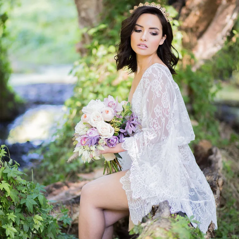 Sexy Maternity Dresses Baby Shower Lace Fancy Pregnancy Photography Dress New Pregnant Women Maternity Gown For Photo Shoot Prop (6)