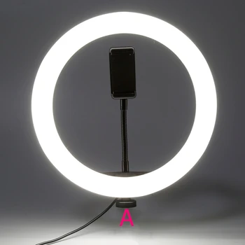 Youtube Shooting Tiktok Selfie Circular Photo Ring Light Led Photographic Video Camera Lamp Studio Lighting Phone Holder
Youtube Shooting Tiktok Selfie Circular Photo Ring Light Led Photographic Video Camera Lamp Studio Lighting Phone Holder