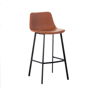 Nordic light luxury wrought iron home simple bar stool high chair leisure cafe backrest dining
Nordic light luxury wrought iron home simple bar stool high chair leisure cafe backrest dining