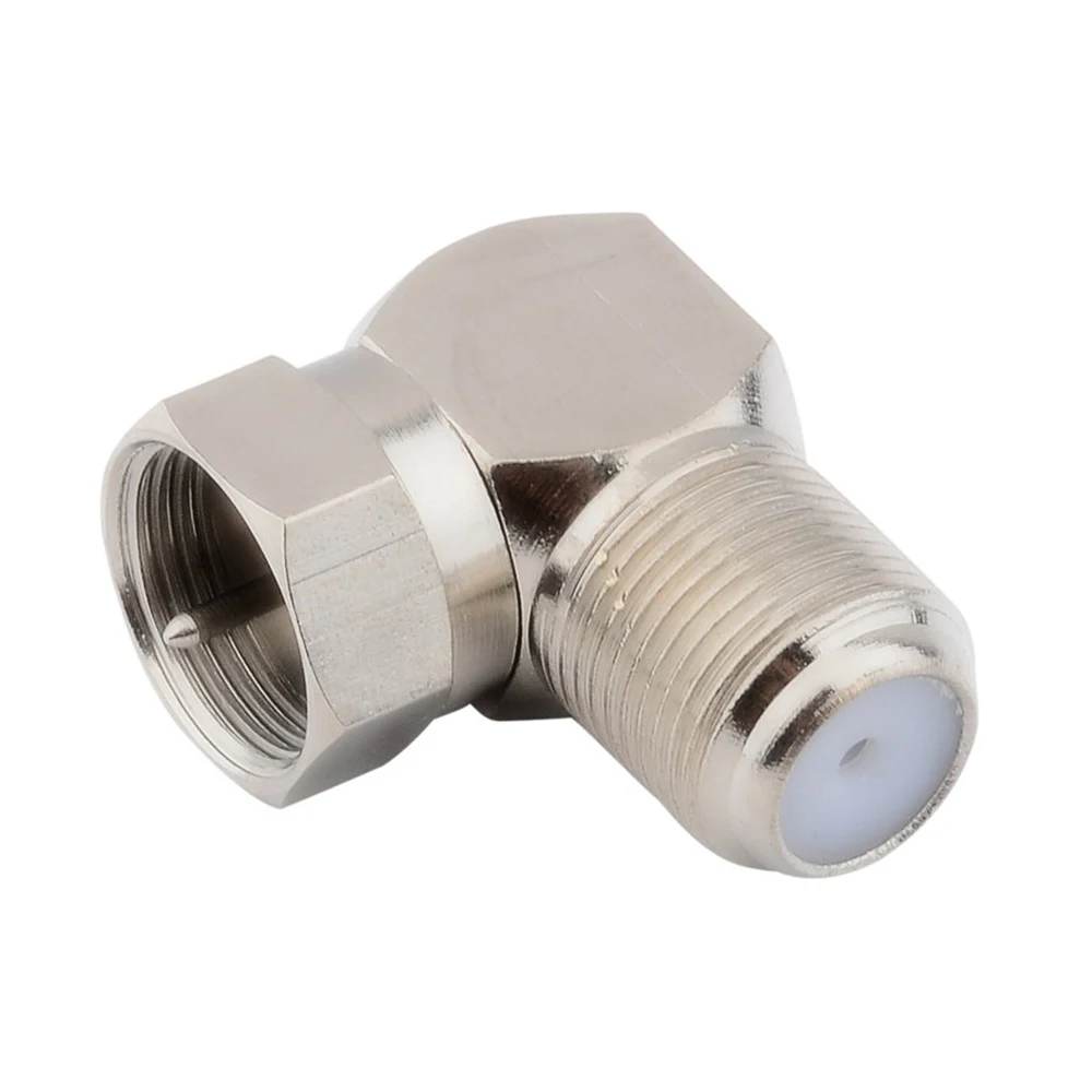10PCS F Male To F Female Right Angle 90 Degree Coaxial Connector Adapter Connector RG6 RG5
10PCS F Male To F Female Right Angle 90 Degree Coaxial Connector Adapter Connector RG6 RG5