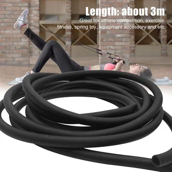 Latex Tube For Hunting 3m Fitness Accessories 6x9mm Wear Resistant Hose Exercise Non Toxic Black Gym Soft Elastic Band
Latex Tube For Hunting 3m Fitness Accessories 6x9mm Wear Resistant Hose Exercise Non Toxic Black Gym Soft Elastic Band