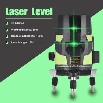 Class 2 Green Light Level Laser 2/ 3/ 5 Line Laser Level High Precision Automatic Line Thrower Mater Tools working within 100m
Class 2 Green Light Level Laser 2/ 3/ 5 Line Laser Level High Precision Automatic Line Thrower Mater Tools working within 100m
