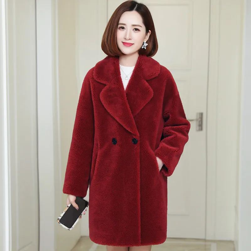 2019 New Natural Sheep Shearing Fur Coats Long Warm Wool Jackets Women Fur Coat Winter Jacket Women A234
2019 New Natural Sheep Shearing Fur Coats Long Warm Wool Jackets Women Fur Coat Winter Jacket Women A234