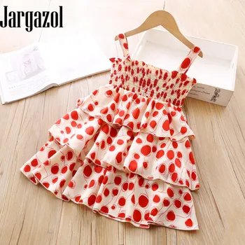 Jargazol Little Girls Clothing Vestidos Summer Fashion Dots Slip Dress Cute Korean Layed Princess Costume Pretty Kids Clothes
Jargazol Little Girls Clothing Vestidos Summer Fashion Dots Slip Dress Cute Korean Layed Princess Costume Pretty Kids Clothes