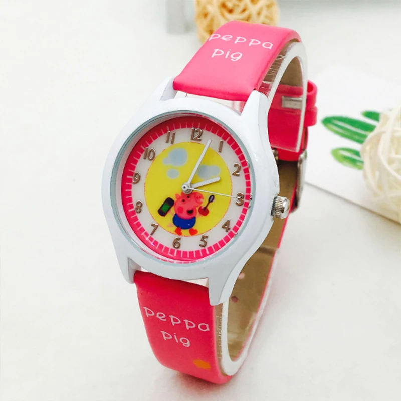Children's Watch Peppa Pig Student Electronic Silicone Watch Cute Cartoon Children Waterproof Quartz Watch Toy Decorations
Children's Watch Peppa Pig Student Electronic Silicone Watch Cute Cartoon Children Waterproof Quartz Watch Toy Decorations