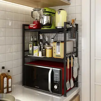 Scalable Adjustable Microwave Oven Rack Kitchen Shelf Supplies Oven Household Storage Desktop 2 Double Floor Landing
Scalable Adjustable Microwave Oven Rack Kitchen Shelf Supplies Oven Household Storage Desktop 2 Double Floor Landing