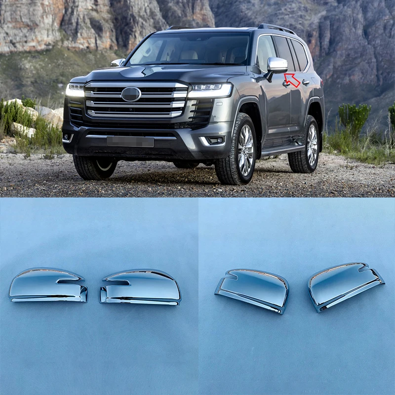 LHD For Toyota Land Cruiser 300 Series LC300 2022 ABS Chrome Side Wing Car Side Rear View Mirror Cover Case Caps Trim Accessorie
LHD For Toyota Land Cruiser 300 Series LC300 2022 ABS Chrome Side Wing Car Side Rear View Mirror Cover Case Caps Trim Accessorie