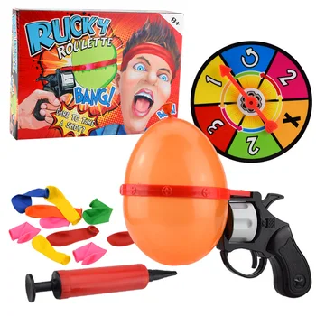 Hot Russian Revolver Water Gun New Strange Toy Birthday Party Spoof Balloon Gun Roulette Bingo Game Model Creative Board Game
Hot Russian Revolver Water Gun New Strange Toy Birthday Party Spoof Balloon Gun Roulette Bingo Game Model Creative Board Game