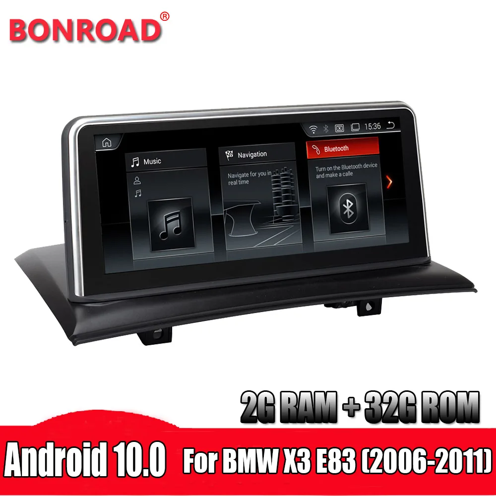 Bonroad Android 10 0 автомобильный радиоприемник мультимедийный плеер с GPS для BMW X3 E83 f25 2004