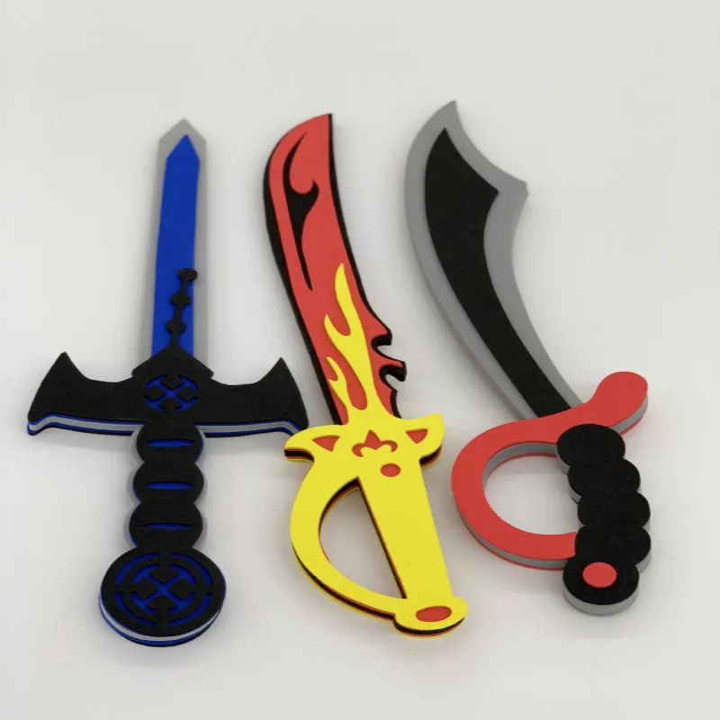 EVA Sword Environmental Protection Toy Sword Shield Sword Sword Foam Knife Simulation Sword Toy Cosplay Role Fight Play 41cm
EVA Sword Environmental Protection Toy Sword Shield Sword Sword Foam Knife Simulation Sword Toy Cosplay Role Fight Play 41cm