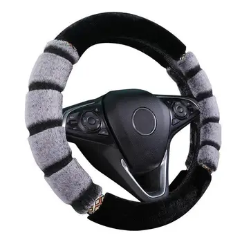 36-38cm Car Steering Wheel Cover Imitation Rabbit Fur Warm Short Plush Car Steering Wheel Cover Comfortable Cars Accessories
36-38cm Car Steering Wheel Cover Imitation Rabbit Fur Warm Short Plush Car Steering Wheel Cover Comfortable Cars Accessories