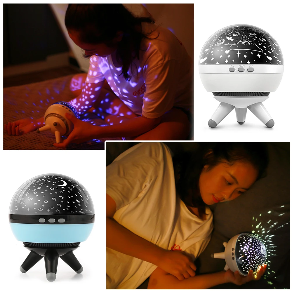 Star Moon Romantic Space Rotating Night Light Lamp Projection Creative Children Kids Party Festival Baby Sleep Add Atmosphere
Star Moon Romantic Space Rotating Night Light Lamp Projection Creative Children Kids Party Festival Baby Sleep Add Atmosphere