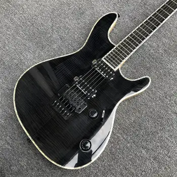 Mayones Black color 6 Strings Electric Guitar,Neck through body,Abalone binding,Ebony fingerboard Mayones solid Guitar 
Mayones Black color 6 Strings Electric Guitar,Neck through body,Abalone binding,Ebony fingerboard Mayones solid Guitar