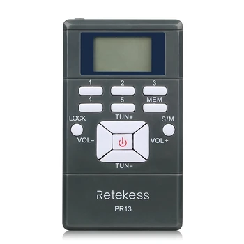 RETEKESS PR13 Radio Receiver FM Stereo Portable Radio DSP Mini Digital Clock Receiver for Large Meeting Simultaneous Interpretat
RETEKESS PR13 Radio Receiver FM Stereo Portable Radio DSP Mini Digital Clock Receiver for Large Meeting Simultaneous Interpretat