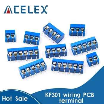 KF301-2P 3P 4P 5P 6P 7P 8P 9P 10P Pitch 5.0mm Straight Pin Screw PCB Terminal Block Connector
KF301-2P 3P 4P 5P 6P 7P 8P 9P 10P Pitch 5.0mm Straight Pin Screw PCB Terminal Block Connector