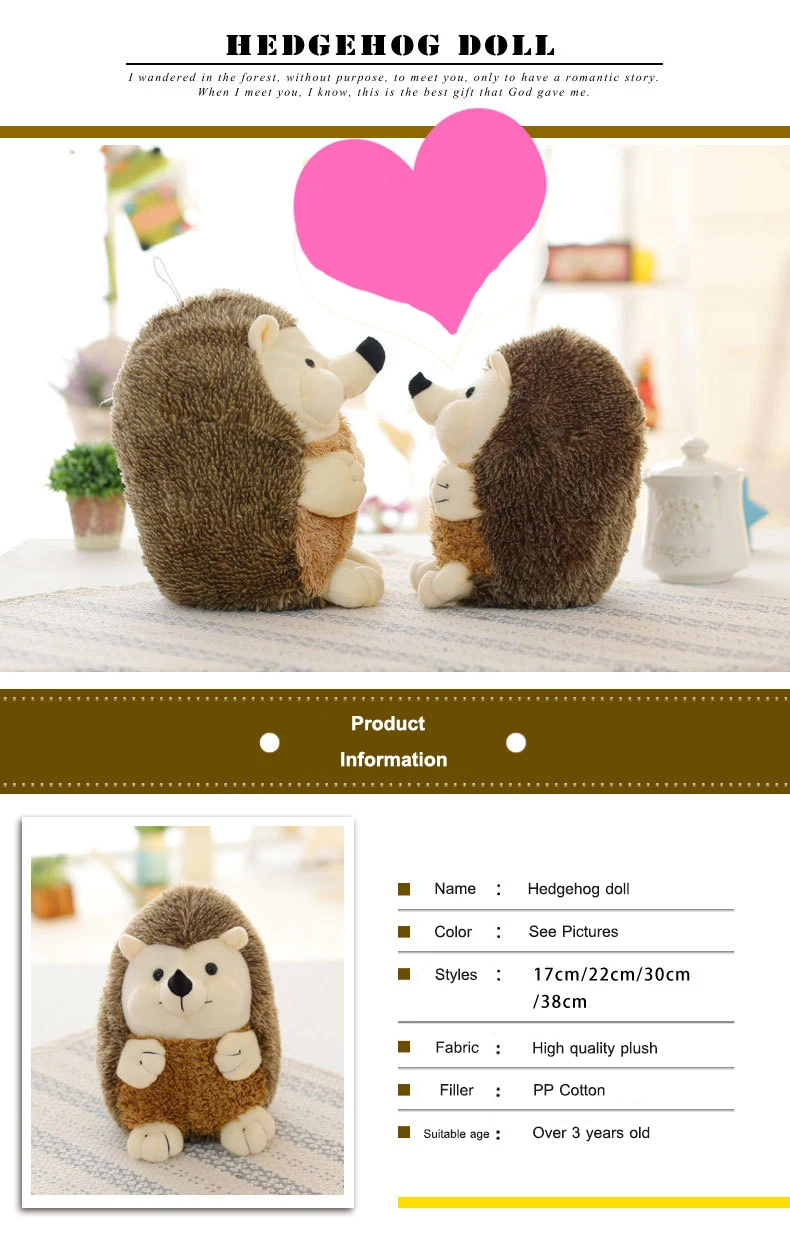 toys plush toys stuffed animal cartoon hedgehog soft toys plush