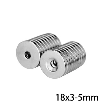 5~100PCS 18x3-5 mm Permanent NdFeB Strong Magnets 18*3 mm Hole 5mm Round Countersunk Neodymium Magnetic Magnet 18x3-5mm 18*3-5
5~100PCS 18x3-5 mm Permanent NdFeB Strong Magnets 18*3 mm Hole 5mm Round Countersunk Neodymium Magnetic Magnet 18x3-5mm 18*3-5