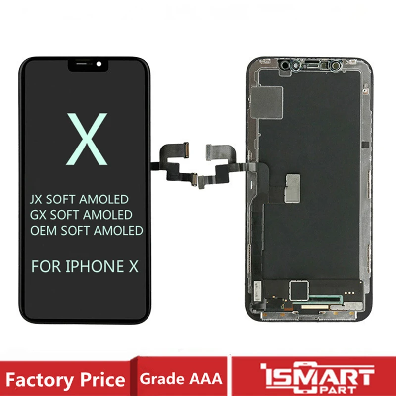 OEM Original OLED for iPhone X LCD Display Touch Screen Digitizer Assembly AMOLED 3D Touch for iphone XR XS XSMAX Replacement
OEM Original OLED for iPhone X LCD Display Touch Screen Digitizer Assembly AMOLED 3D Touch for iphone XR XS XSMAX Replacement