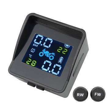 Newest USB Solar Charging Motorcycle TPMS Motor Tire Pressure Tyre Temperature Monitoring Alarm System with 2 External Sensors
Newest USB Solar Charging Motorcycle TPMS Motor Tire Pressure Tyre Temperature Monitoring Alarm System with 2 External Sensors