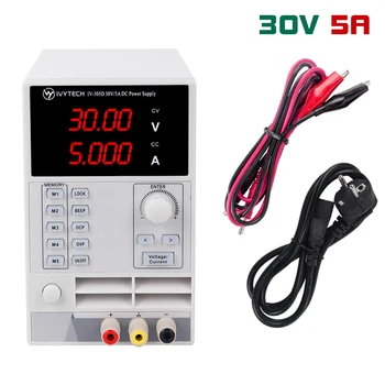30V 5A DC Power Supply Adjustable 4 Digit Display Mini Laboratory Power Supply Voltage Regulator HM305 For Phone Repair
30V 5A DC Power Supply Adjustable 4 Digit Display Mini Laboratory Power Supply Voltage Regulator HM305 For Phone Repair