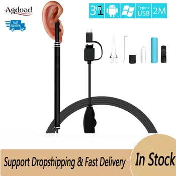 HD Visual Ear Cleaner Professional Otoscope Medical Ear Cleaning The Eendoscope Ear Pick Camera ENT Tools With 6 Led Lights 3IN1
HD Visual Ear Cleaner Professional Otoscope Medical Ear Cleaning The Eendoscope Ear Pick Camera ENT Tools With 6 Led Lights 3IN1