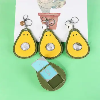3pcs Simulation Avocado Leather Access Card Key Chain Key Ring Bus Card Bank Card Coins Card Holder Bag with Ring Bell
3pcs Simulation Avocado Leather Access Card Key Chain Key Ring Bus Card Bank Card Coins Card Holder Bag with Ring Bell
