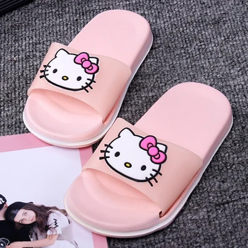 Summer Woman Cute Animal Slippers Hello Kitty Indoor Slides Soft Comfortable Home Sandals Shoes Non-slip Slipper Cat
Summer Woman Cute Animal Slippers Hello Kitty Indoor Slides Soft Comfortable Home Sandals Shoes Non-slip Slipper Cat