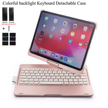 Colorful Backlight Keyboard For iPad Pro 11'' Rotate Wireless Bluetooth Keyboard Case Cover For iPad Pro 11 inch Fundas
Colorful Backlight Keyboard For iPad Pro 11'' Rotate Wireless Bluetooth Keyboard Case Cover For iPad Pro 11 inch Fundas