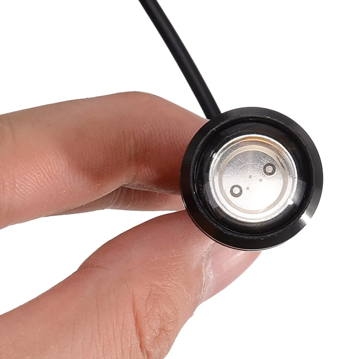 2pcs/set 23mm Red LED 12V Eagle Eye Brake Running Light Stop Parking Tail Signal Light Universal For Motorcycle Car