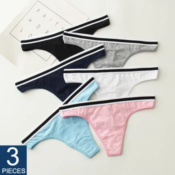 Elovegirl 3 Piece / Set New Slim Solid Color T Pants, Sexy Sports Style Cotton Panties For Women, Plus Size Lingerie
Elovegirl 3 Piece / Set New Slim Solid Color T Pants, Sexy Sports Style Cotton Panties For Women, Plus Size Lingerie