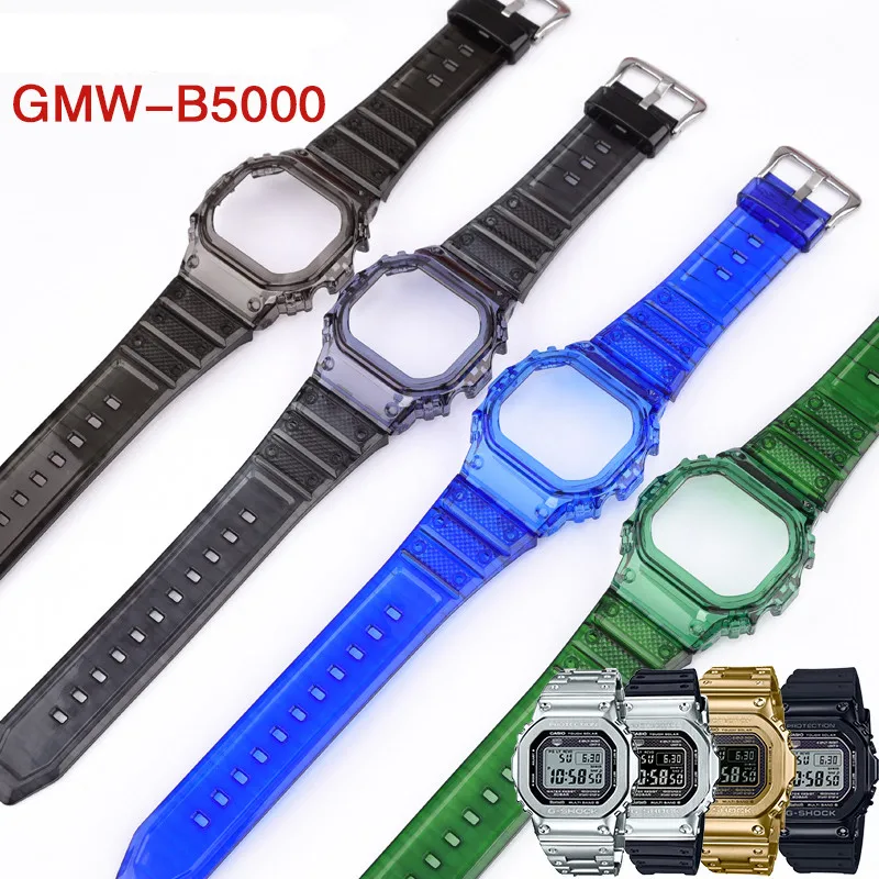 Strap Case for Casio G-SHOCK GMW-B5000 Watch Band Colorful Transparent Silicone Sport Waterproof Bracelet Bezel Accessories
Strap Case for Casio G-SHOCK GMW-B5000 Watch Band Colorful Transparent Silicone Sport Waterproof Bracelet Bezel Accessories