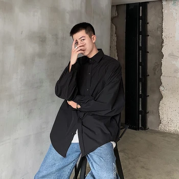 Men's long-sleeved shirt 2019 autumn and winter new solid color long-sleeved shirt youth personality fashion men's clothing
Men's long-sleeved shirt 2019 autumn and winter new solid color long-sleeved shirt youth personality fashion men's clothing