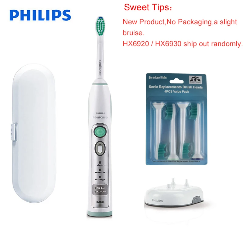 

Philips Sonicare Rechargeable Electric Toothbrush Flexcare HX6920 / HX6930 Up To 3 Weeks Intelligent White Teeth for The Adult