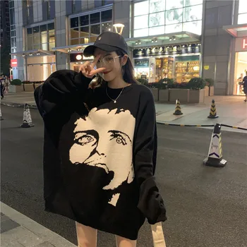 2019 sweater women's autumn and winter outer wear loose loose lazy wind new long wool sweater
2019 sweater women's autumn and winter outer wear loose loose lazy wind new long wool sweater