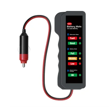 12V Car Battery Tester Digital Alternator Detector Mate Car Lighter Plug Diagnostic Tool with 3 LED Indicator Diagnostic Tools
12V Car Battery Tester Digital Alternator Detector Mate Car Lighter Plug Diagnostic Tool with 3 LED Indicator Diagnostic Tools