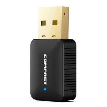 COMFAST CF-WU925A USB WiFi Adapter 600Mbps 2.4GHz 5GHz Dual Band Wireless LAN Network Card Mini Wi-Fi Dongle Receiver
COMFAST CF-WU925A USB WiFi Adapter 600Mbps 2.4GHz 5GHz Dual Band Wireless LAN Network Card Mini Wi-Fi Dongle Receiver