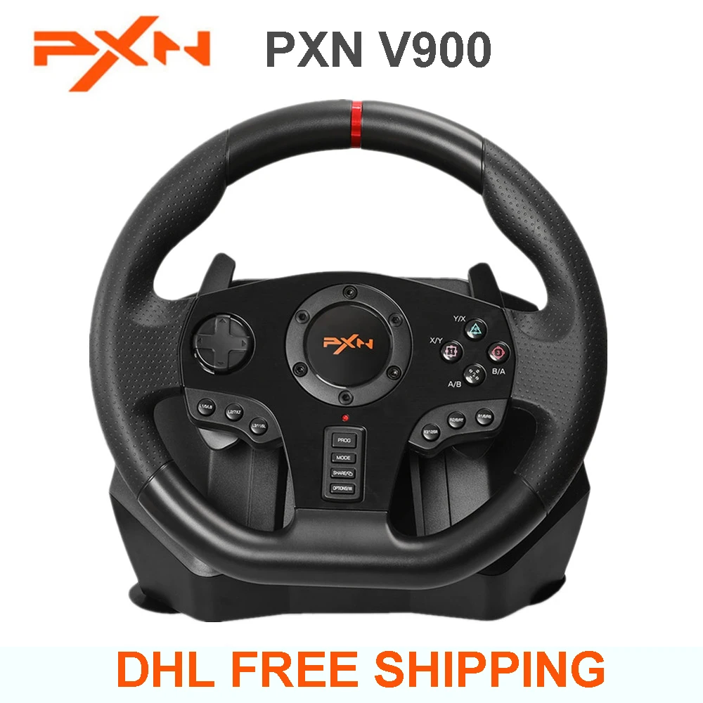 PXN V900 PK V3II геймпад контроллер руль ПК Мобильный гоночный видео игра Вибрация для