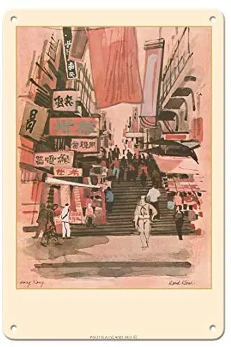 Фото Hong Kong - TWA (Trans World Airlines) Обложка меню авиакомпании Дэвид Клайн С. 1970s-винтажный