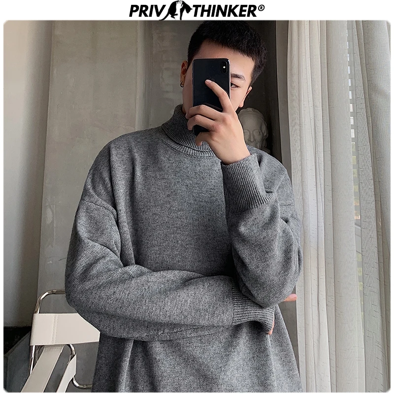 Privathinker Men 9 Colors Turtleneck Loose Sweaters 2020 Mens Autumn Winter Pullovers Tops Male Korean Fashion Sweater Clothing
Privathinker Men 9 Colors Turtleneck Loose Sweaters 2020 Mens Autumn Winter Pullovers Tops Male Korean Fashion Sweater Clothing