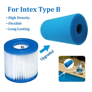 Reusable Hot Tubs Spa Pool Filter Foam Cleaning Tool Durable Replacement Parts Swimming Column Summer Washable For Intex Type B
Reusable Hot Tubs Spa Pool Filter Foam Cleaning Tool Durable Replacement Parts Swimming Column Summer Washable For Intex Type B