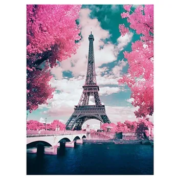 Rhinestones Needlework Full Square/Round Drill 5D DIY Diamond Painting "Eiffel Tower" Embroidery Cross Stitch 3D Home Decor Gift
Rhinestones Needlework Full Square/Round Drill 5D DIY Diamond Painting "Eiffel Tower" Embroidery Cross Stitch 3D Home Decor Gift