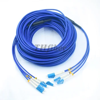 4Core PVC Jacket LC/UPC-LC/UPC Single mode Armoured Fiber Jumper,LC UPC Armored Gopher Protected Fiber Cable Patch Cord
4Core PVC Jacket LC/UPC-LC/UPC Single mode Armoured Fiber Jumper,LC UPC Armored Gopher Protected Fiber Cable Patch Cord