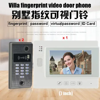 Top Home Security Video Intercom System(2v1)7" Villa Video Door Phone Touch Key Monitor Fingerprint&Password Frid Panel Camera
Top Home Security Video Intercom System(2v1)7" Villa Video Door Phone Touch Key Monitor Fingerprint&Password Frid Panel Camera