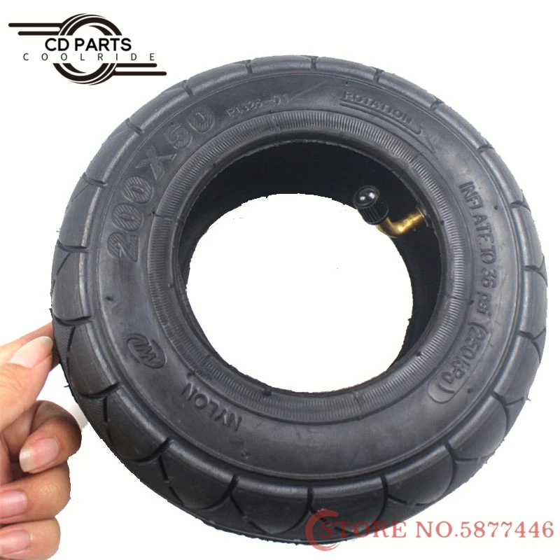 8 Inch Electric Scooter Special Tire 200x50 (8X2) Inner and Outer Tire for The Electric Razor E100, E200, EPunk and Dune Buggy
8 Inch Electric Scooter Special Tire 200x50 (8X2) Inner and Outer Tire for The Electric Razor E100, E200, EPunk and Dune Buggy